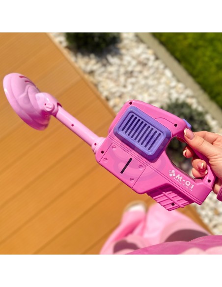 WOOPIE Handrasenmäher Seifenblasen Pink 60 cm