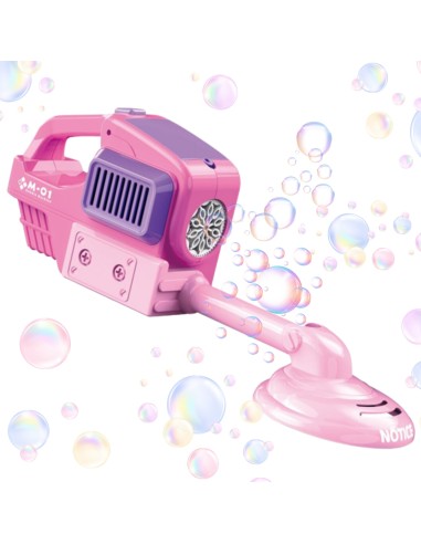 WOOPIE Handrasenmäher Seifenblasen Pink 60 cm