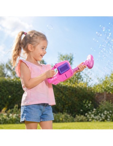 WOOPIE Handrasenmäher Seifenblasen Pink 60 cm