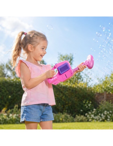 WOOPIE Handrasenmäher Seifenblasen Pink 60 cm