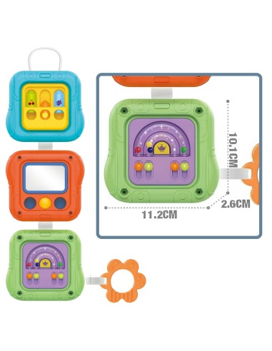 WOOPIE BABY Sensorik-Würfel 6-in-1 Lernspielzeug interaktiv