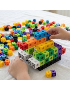 3D konstravimo kaladėlės WOOPIE – kubeliai, 150 el. - kūrybingi žaidimai 2