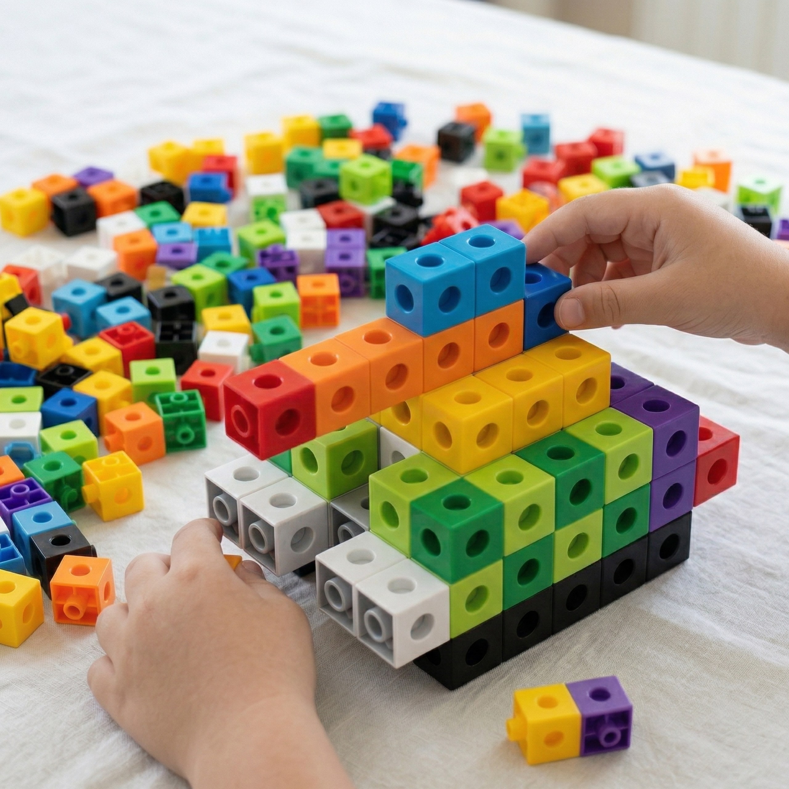 3d ehitus klotsid cubes – detailvaade