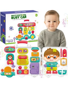 WOOPIE Interactive Manipulative Board Car 3in1 Sensory Suitcase