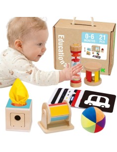 XXL Montessori Lernbox 0-6 Monate TOOKY TOY – Set