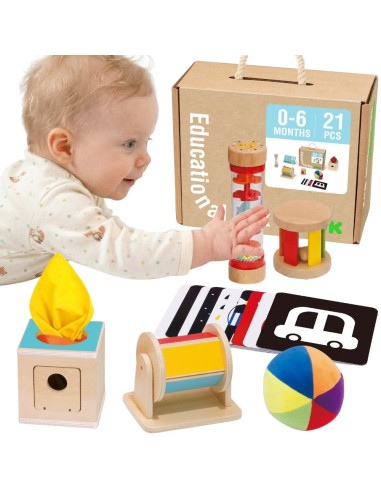 XXL Montessori Lernbox 0-6 Monate TOOKY TOY – Set