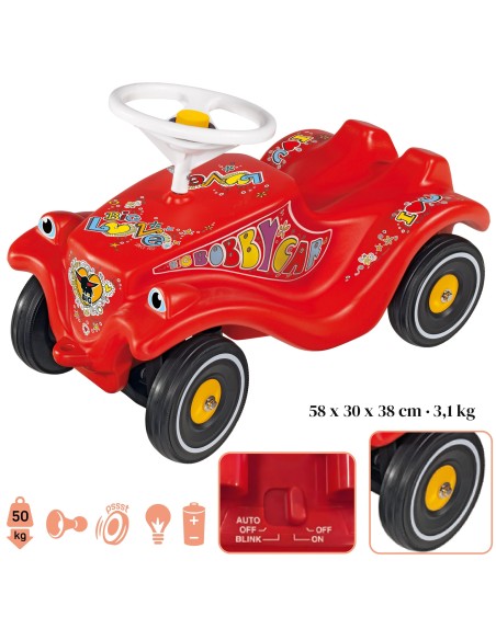 BIG Bobby Car Classic Ride-on with Light-Up Horn - Toy for Children