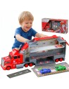 WOOPIE Tow Truck with Race Track Set for Kids