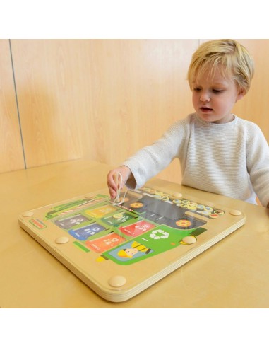 Atliekų rūšiavimas, šiukšlių segregavimas, edukacinė lenta Masterkidz