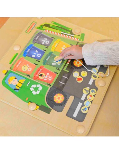 Atliekų rūšiavimas, šiukšlių segregavimas, edukacinė lenta Masterkidz