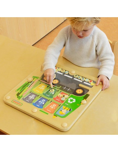 Atliekų rūšiavimas, šiukšlių segregavimas, edukacinė lenta Masterkidz
