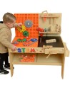 MASTERKIDZ Holz-Werkstatt XXL Montessori STEM - Werkzeuge für Kinder