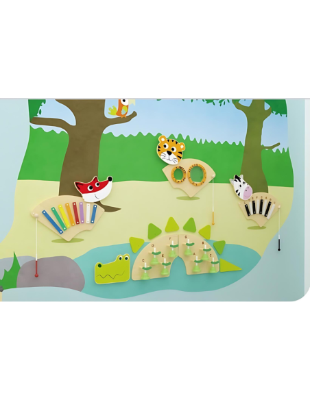Musikalisches Wand-Tablett TYGRYSEK CLASSIC WORLD EDU – Spiel & Lernen