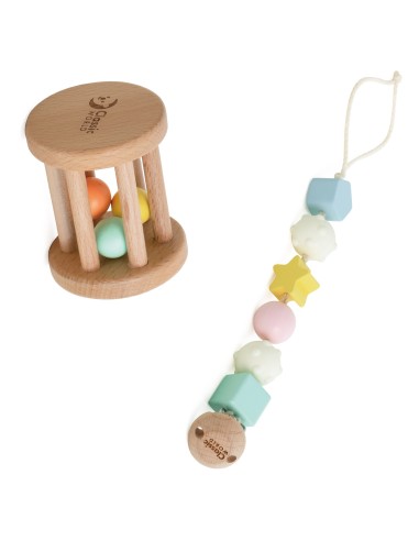 Pastel Set for Babies CLASSIC WORLD - First Toys 0-6m