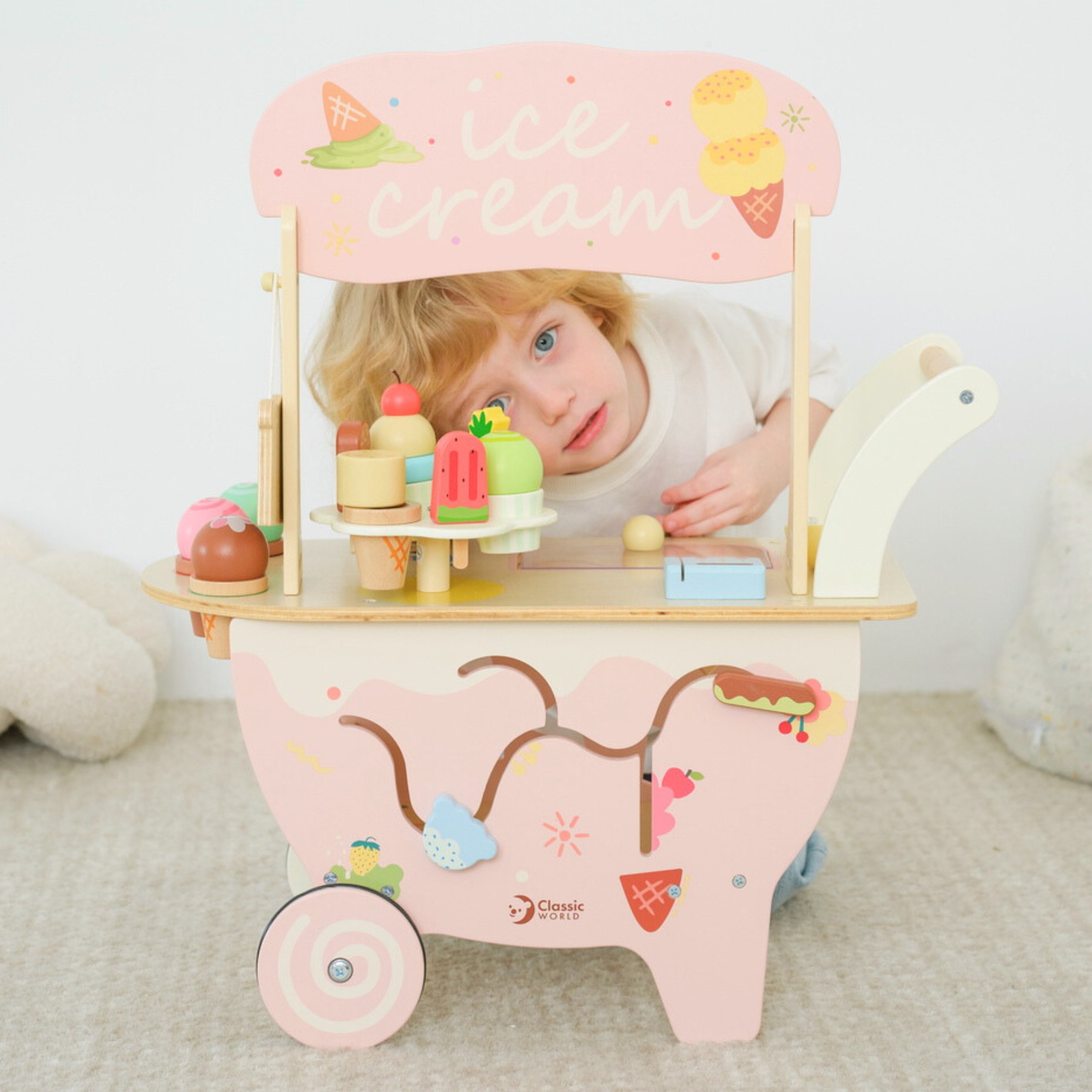 jäätis jäätisekohvik 3-ühes trolley – detailvaade