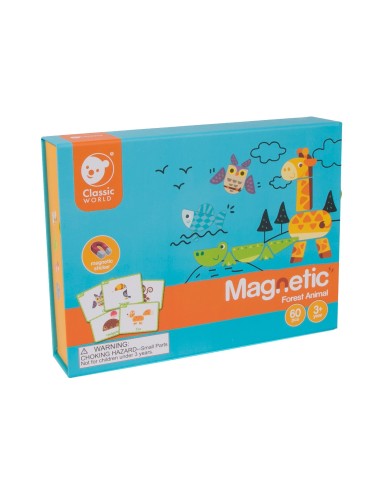 Animal Magnetic Puzzle 60 Pieces - CLASSIC WORLD