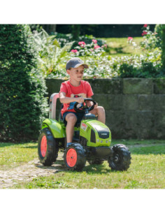 FALK Pedaltraktor Claas mit Anhängerkupplung für Kinder ab 3 Jahren 2