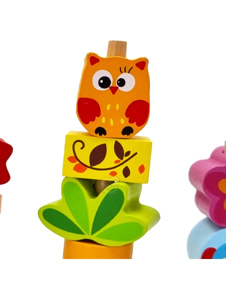 Balansuojantys gyvūnai su užmaunimu TOOKY TOY – vystymas ir pramoga