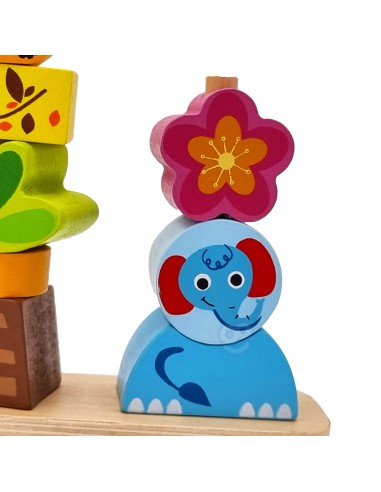 Balancierende Tiere mit Aufreihen von Tooky Toy – Entwicklung & Spiel