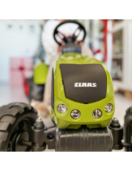 FALK DUŻY Traktor na Pedały CLAAS Przyczepa