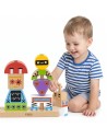 VIGA Robot Pyramid Puzzle 8 pieces - Patterns for fun