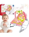Woopie Baby Pink Vibrating Rocking Chair - For Girls