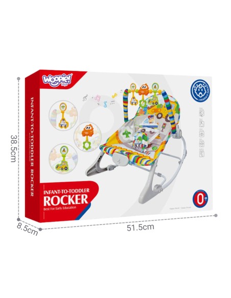 Woopie Baby Vibrating Bouncer - Baby Seat