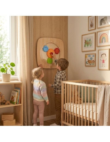 Panel ścienny Lustro i emocje Viga - zabawka edukacyjna dla dzieci
