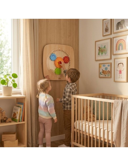 Viga Mirror and Emotions Wall Panel - an educational toy for children
