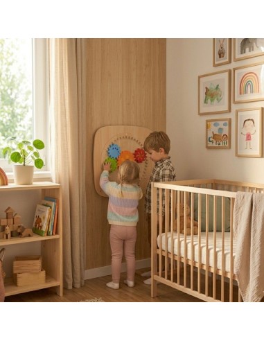 Viga Mirror and Emotions Wall Panel - an educational toy for children