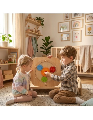 Viga Mirror and Emotions Wall Panel - an educational toy for children