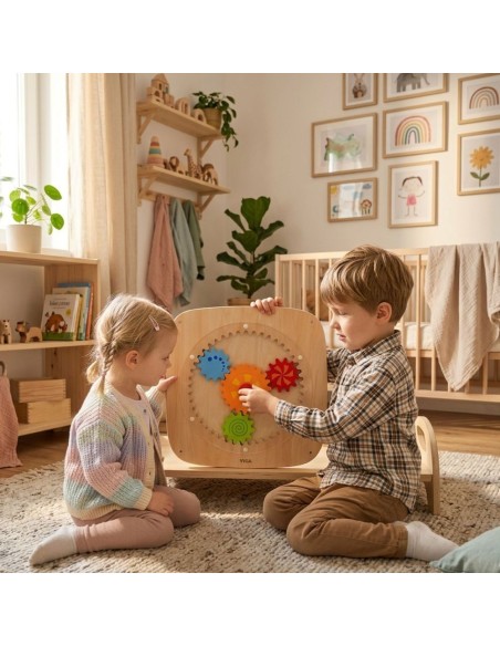 Panel ścienny Lustro i emocje Viga - zabawka edukacyjna dla dzieci