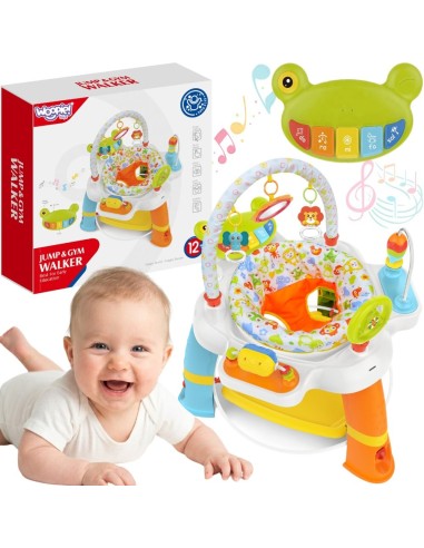WOOPIE BABY Interaktiver Spring-Sitz und Activity Center für Kinder
