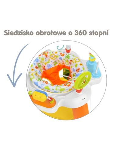WOOPIE BABY Interaktiver Spring-Sitz und Activity Center für Kinder