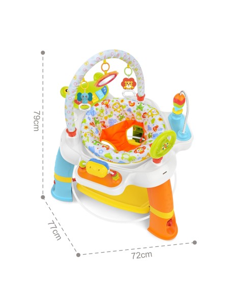 WOOPIE BABY Interaktiver Spring-Sitz und Activity Center für Kinder