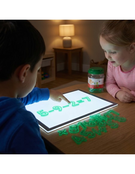LED Lernziffern transparent für Kinder – Set von Masterkidz
