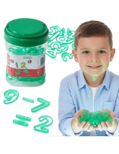 Masterkidz skaidrios LED edukacinės skaičių kortelės vaikams rinkinys