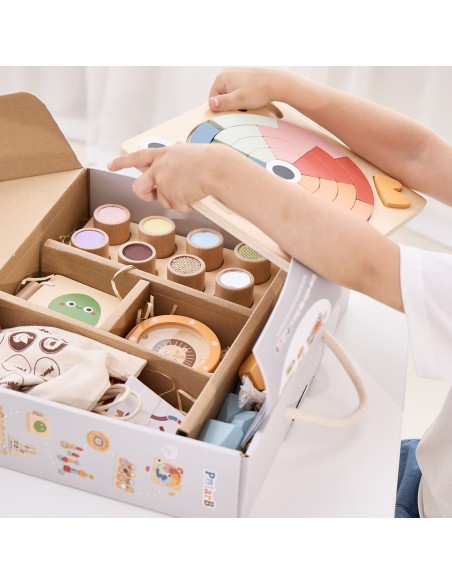 VIGA edukacinių žaislų rinkinys Box vaikams nuo 36 mėn.