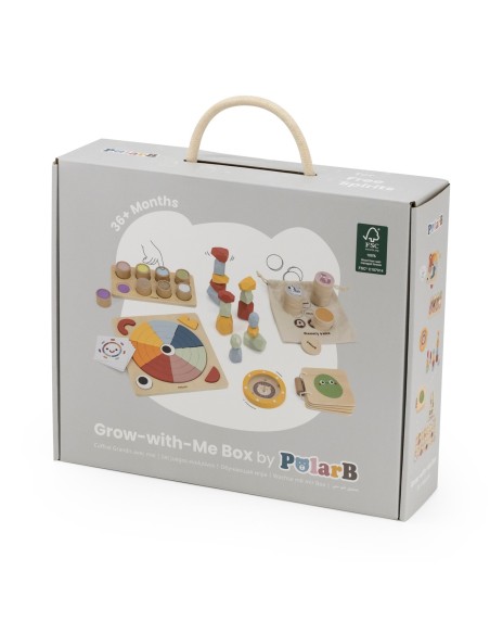VIGA edukacinių žaislų rinkinys Box vaikams nuo 36 mėn.