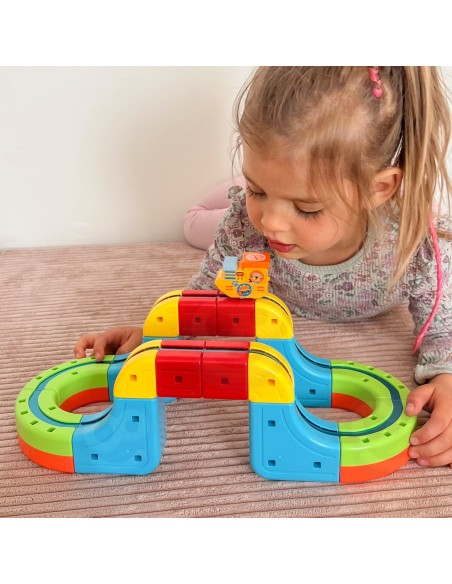 Magnetische Schwebebahn 18-tlg. WOOPIE – Lernspielzeug DIY