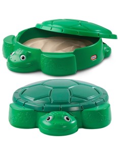 LITTLE TIKES Turtle Sandbox - Toy Container with Lid