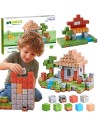 Woopie 108-piece magnetic building set - creative fun