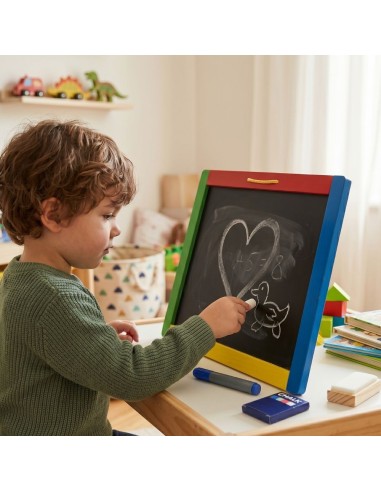Tablica magnetyczna dwustronna drewniana + cyferki magnetyczne Viga