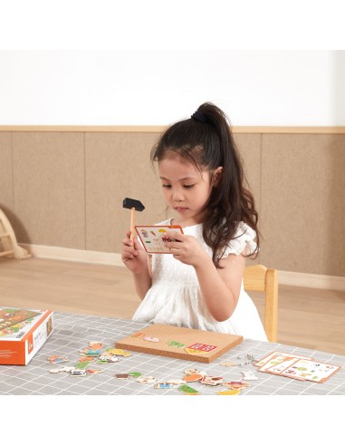 Holz-Steckspiel Bauernhof Viga Toys – Korktafel