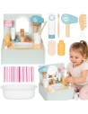 Holz-WC/Badezimmer mit Zubehör Tooky Toy – Hygiene lernen