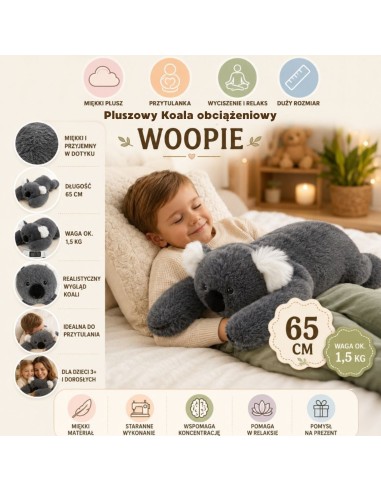 Woopie Koala Backbao Weighted Plush Toy 65cm - Hit!