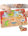 VIGA Sound Puzzles - Musical Animals for Children