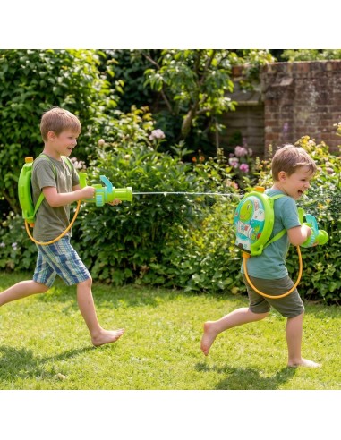 WOOPIE Wasserpistole mit Dino-Rucksack – Perfekter Spielspaß!