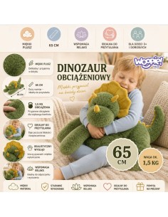 Woopie Belastungs-Plüschtier Dinosaurier Backbao Triceratops 65 cm – Hit! 2