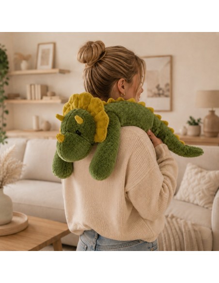 Woopie Belastungs-Plüschtier Dinosaurier Backbao Triceratops 65 cm – Hit!
